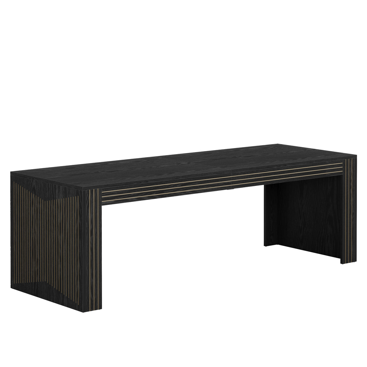 78.7" Rectangular Dining Table, Farmhouse Kitchen Dinner Table for 6-8