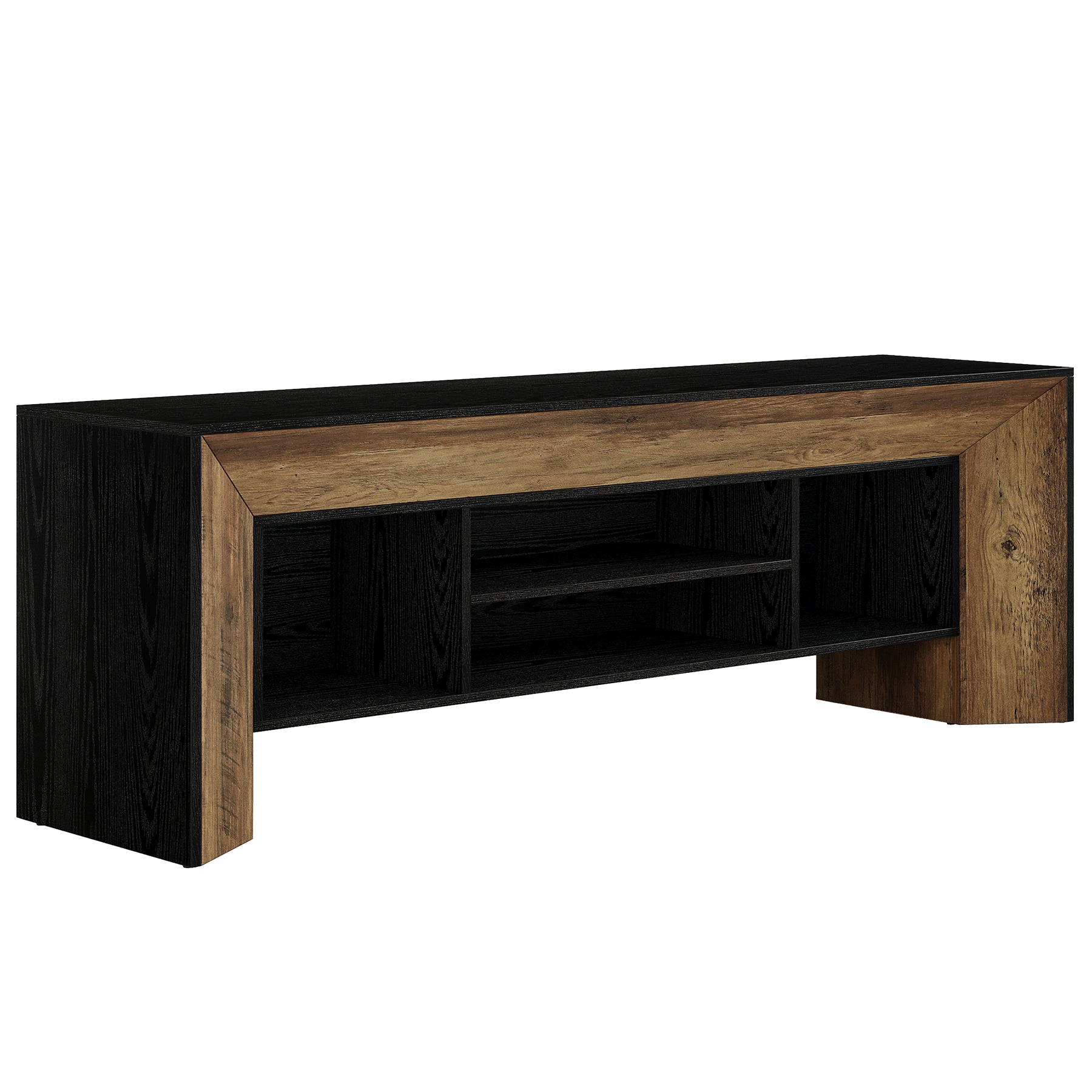 63" TV Stand for Up to 70" TVs, Entertainment Console Center with Storage