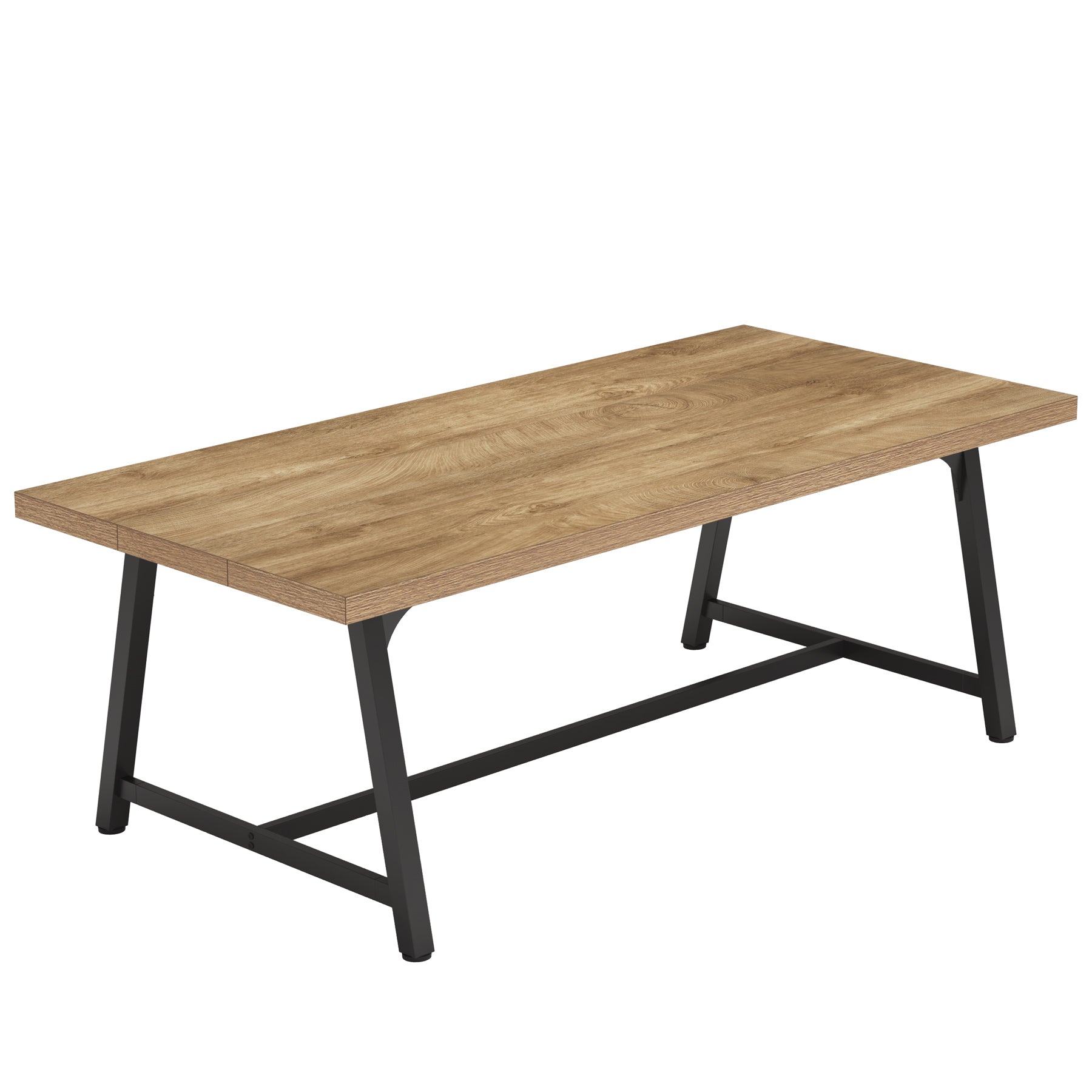 Dining Table for 8 People, 70.87" Rectangular Wood Kitchen Table