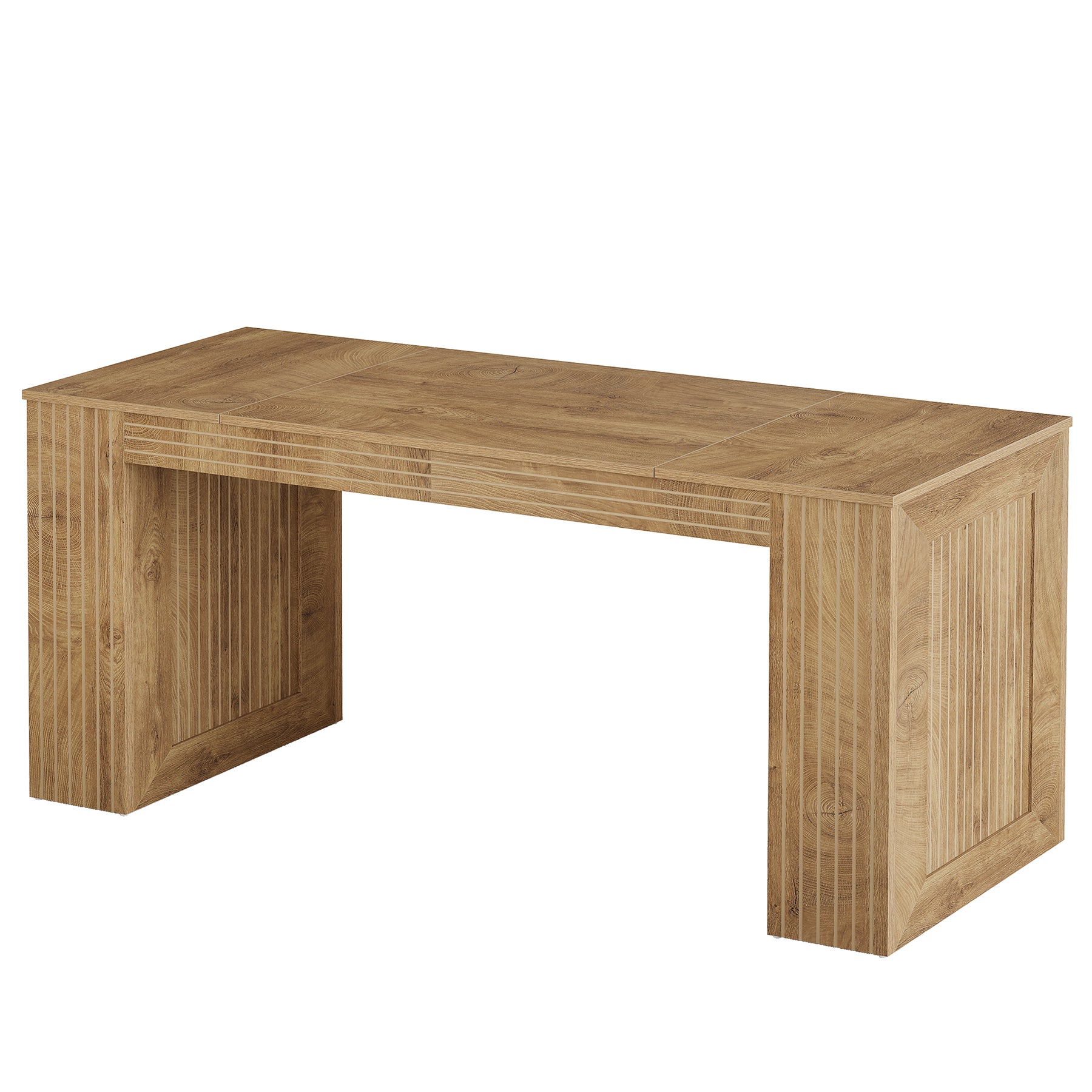 Tribesigns 62.99-Inch Counter Height Pub Table with Strong Frame, Farmhouse Bar Table for Kitchen(Only Table)