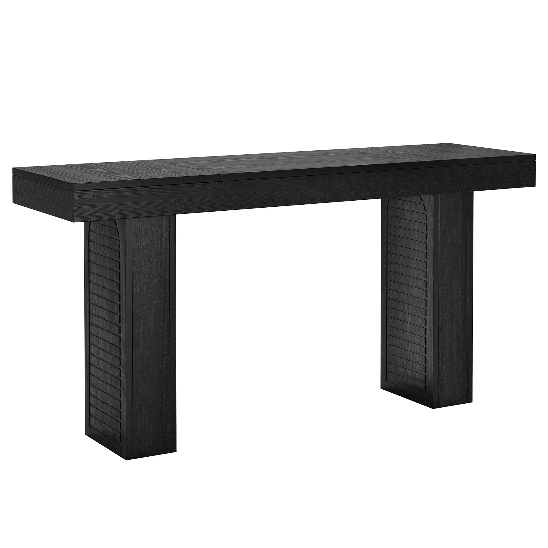 70.9" Bar Table, Counter Height Pub Table with Sturdy Pedestal Base
