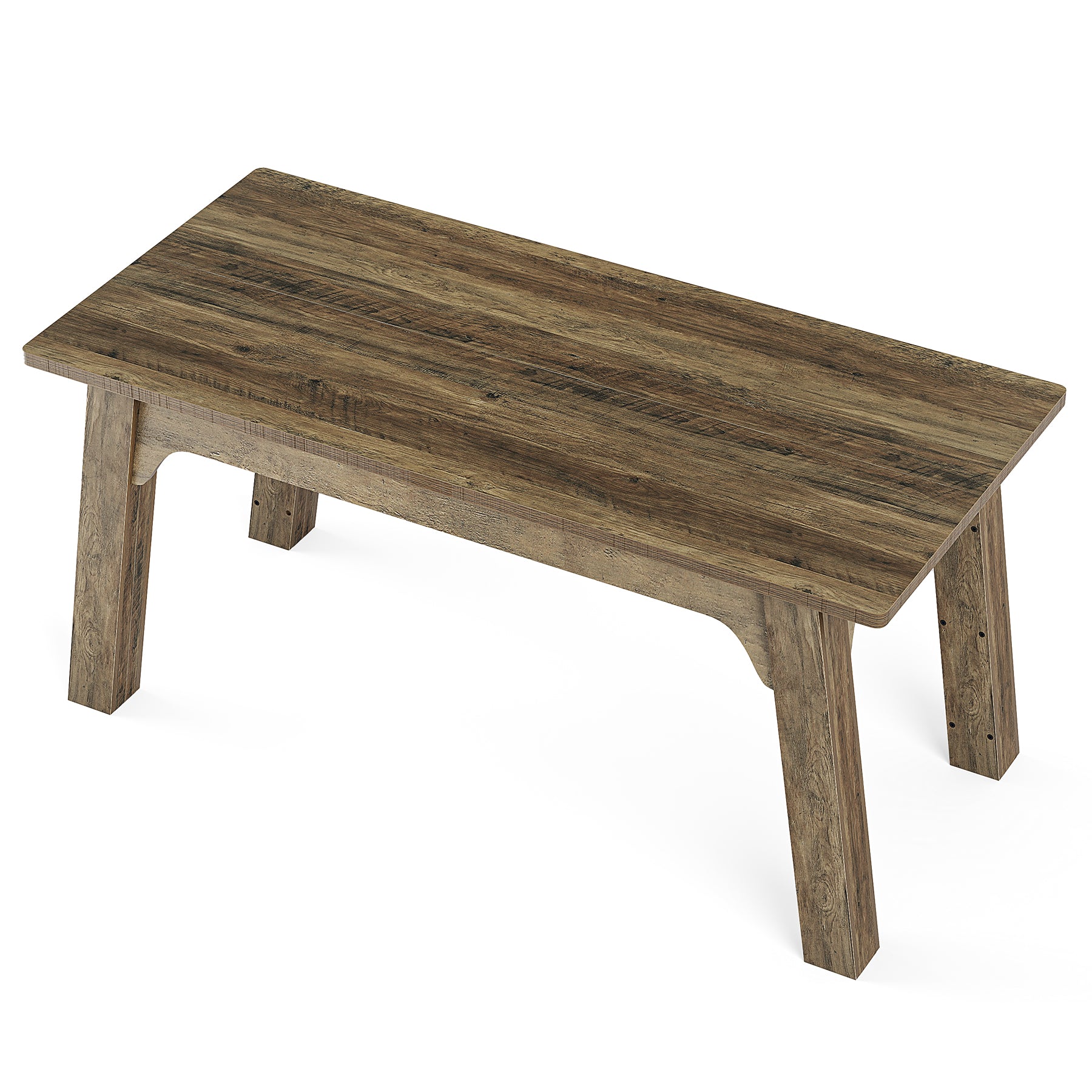 63" Rectangular Dining Table for 4-6, Modern Farmhouse Kitchen Table with Heavy-Duty Legs