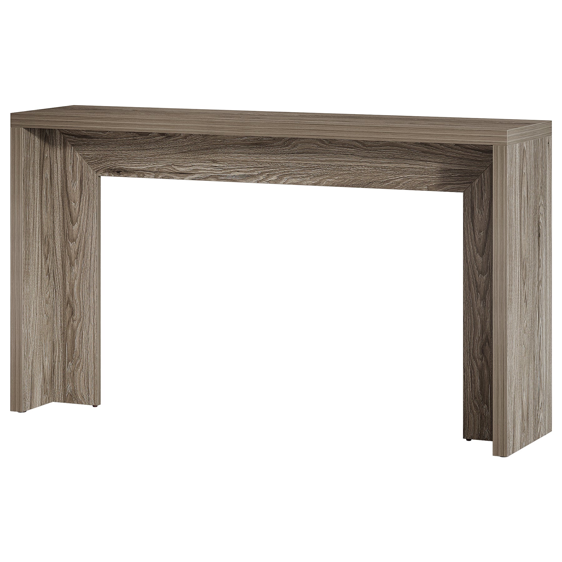 55" Farmhouse Console Table with Storage, Narrow Wooden Entryway Sofa Table for Hallway, Foyer, or Living Room