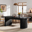 78.7" Dining Table, Farmhouse Kitchen Table With Dual Base