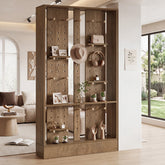 69.7" Wall Room Divider, Freestanding Privacy Screen with Removable Boards and 25 pcs Sticks 3