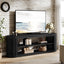 47.2" TV Stand for TVs up to 55", Entertainment Center with 2-Tier Open Storage