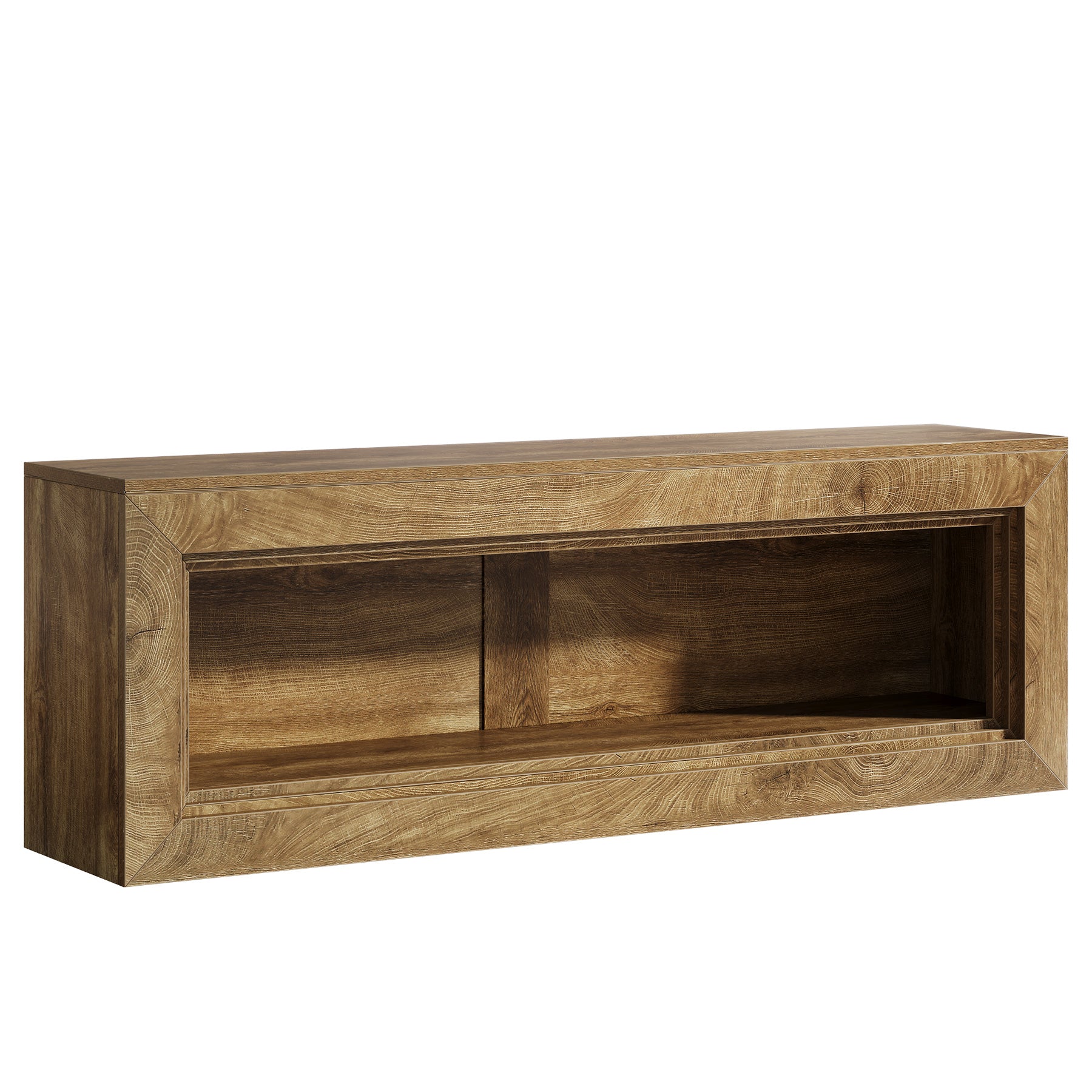 63" TV Stand for TV up to 75", Entertainment Center Stand with Storage Shelves