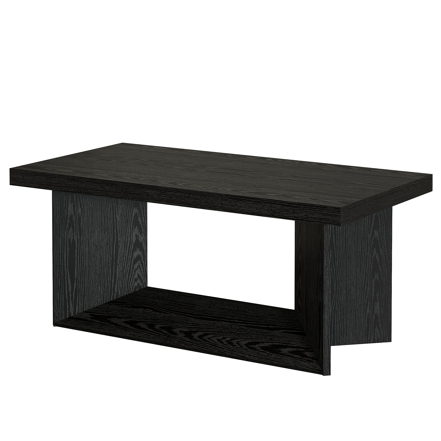 63" Large Executive Desk, Farmhouse Office Computer Desk with Heavy Duty Pedestal