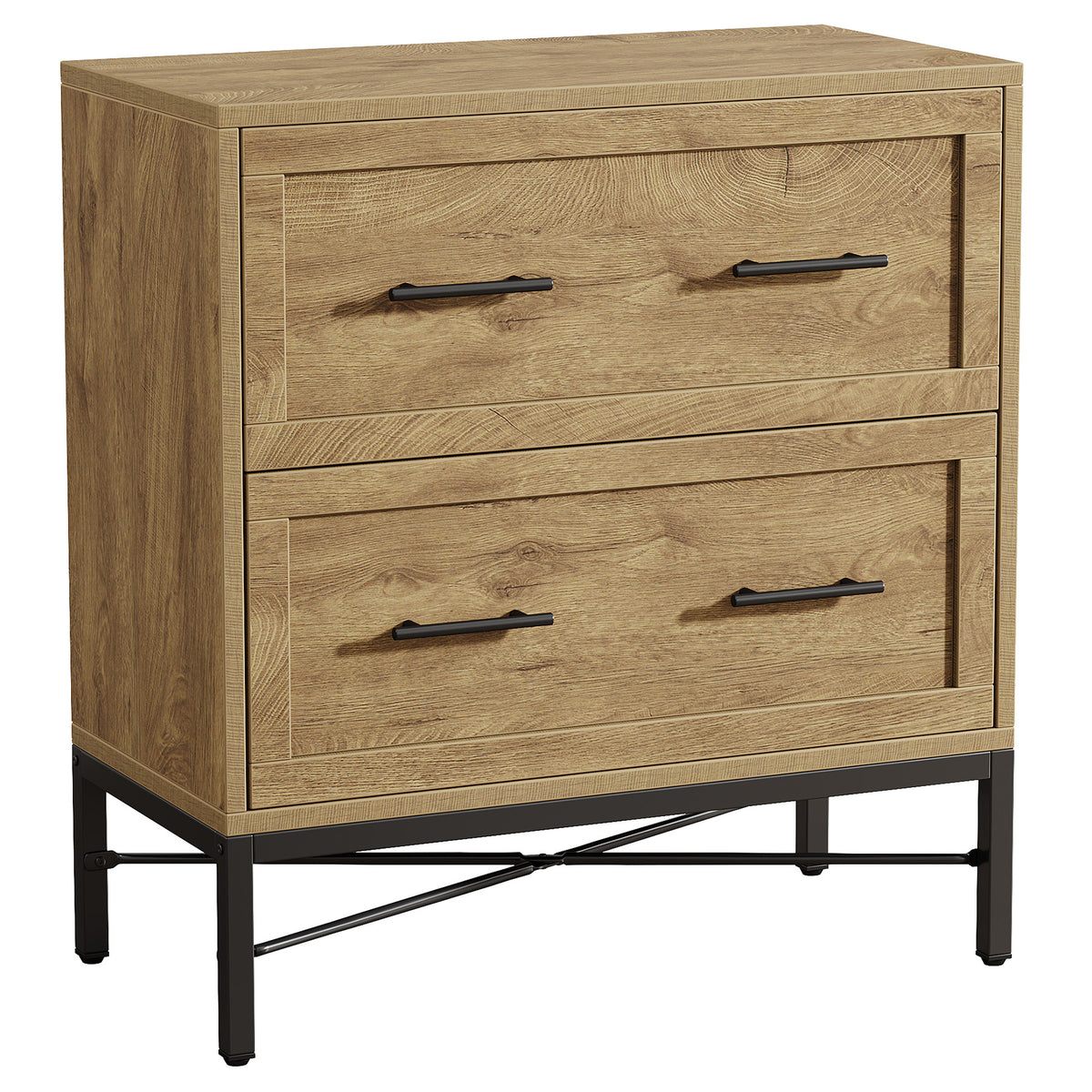 2-Drawer File Cabinet, Lateral Storage Cabinet Printer Stand