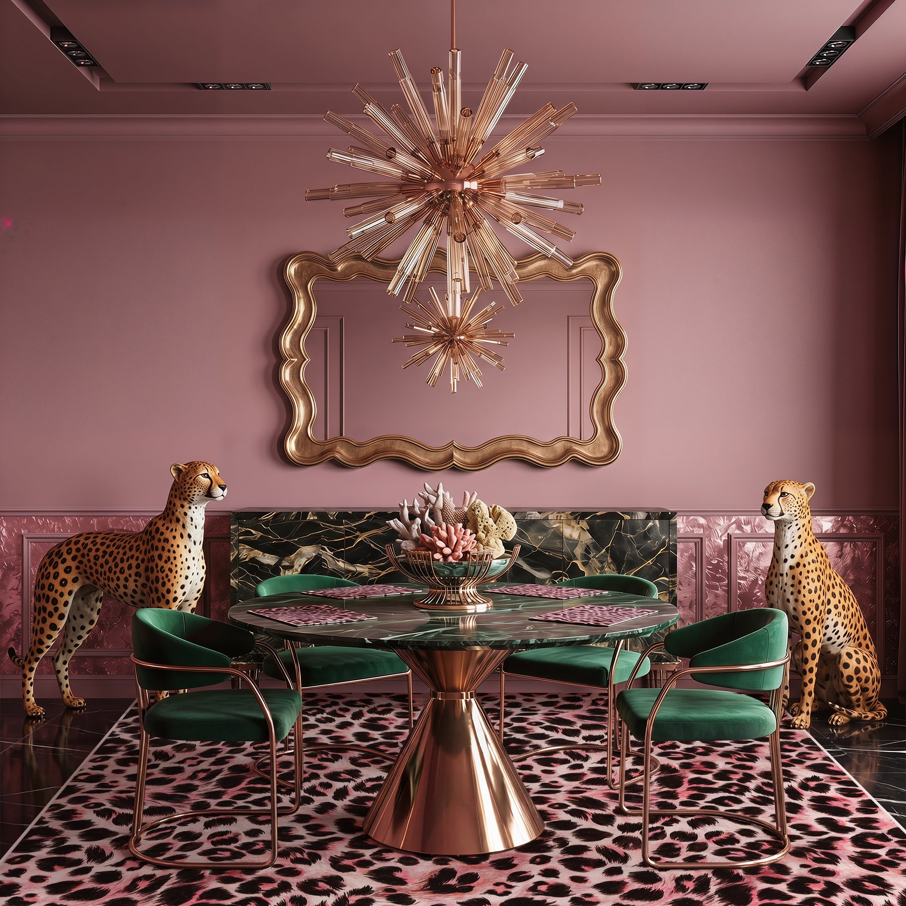 5x7/8x10 Leopard Print Area Rug, Animal Soft Carpet Machine Washable Cheetah Rug for Living Room, Oeko-Tex Certified