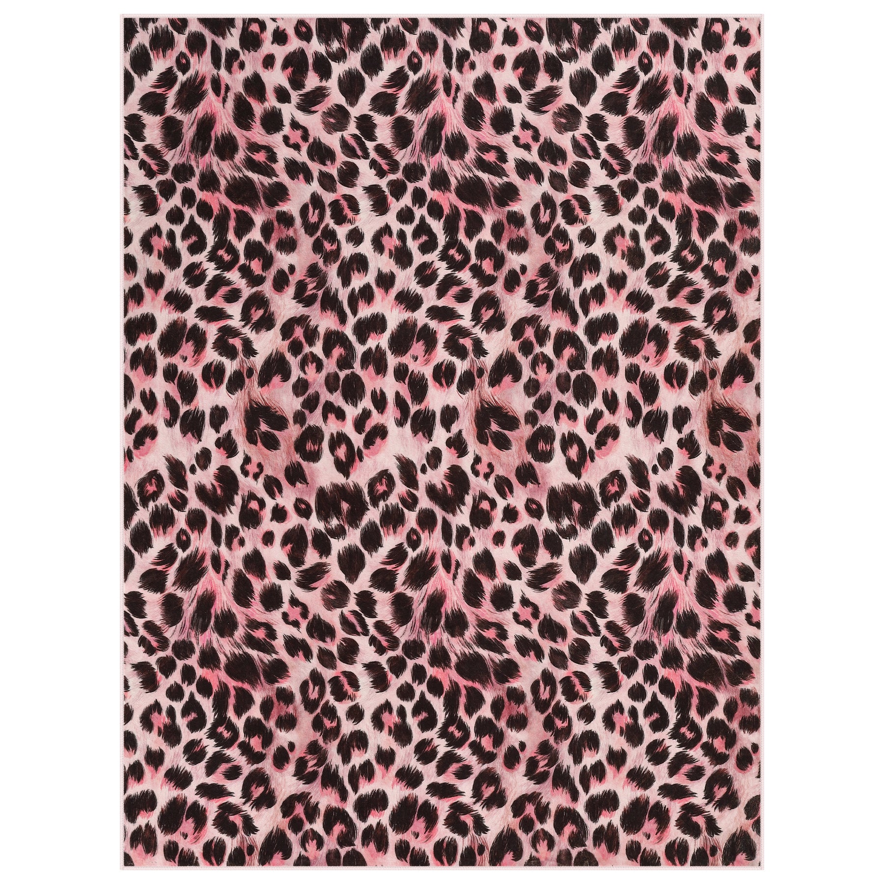 5x7/8x10 Leopard Print Area Rug, Animal Soft Carpet Machine Washable Cheetah Rug for Living Room, Oeko-Tex Certified
