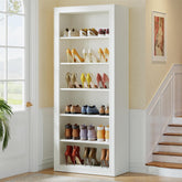 6-Tier Shoe Organizer Rack, 75" Shoe Cabinet with Open Storage for Entryway 3
