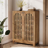 6 - Tier Shoe Cabinet, Entryway Shoe Storage Rack with Airy Doors Tribesigns 3