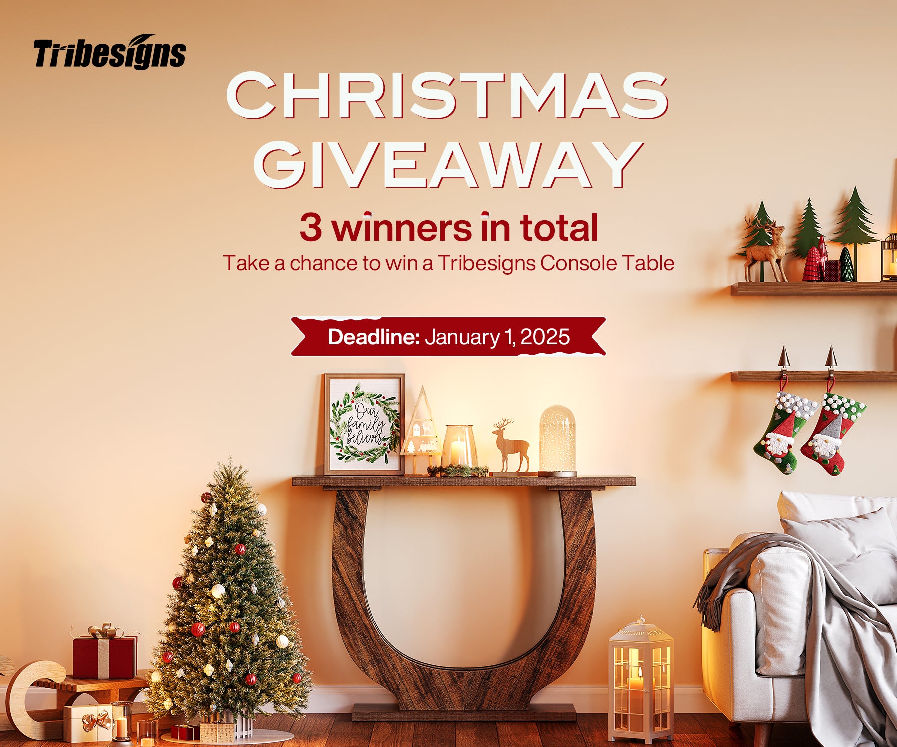 Christmas Giveaway 2024 — Tribesigns
