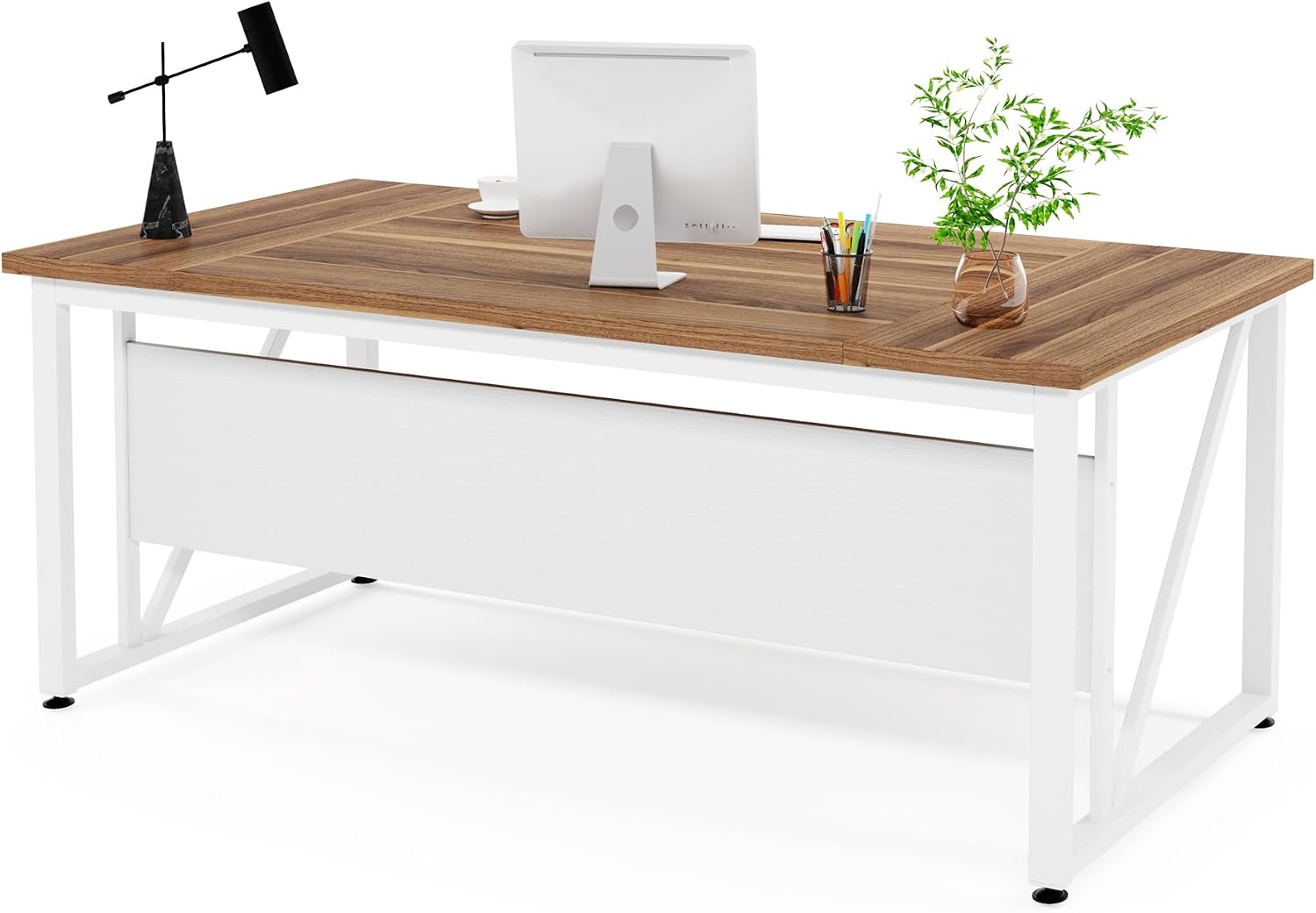 63" Modern Computer Desk, Home Office Desk Writing Table