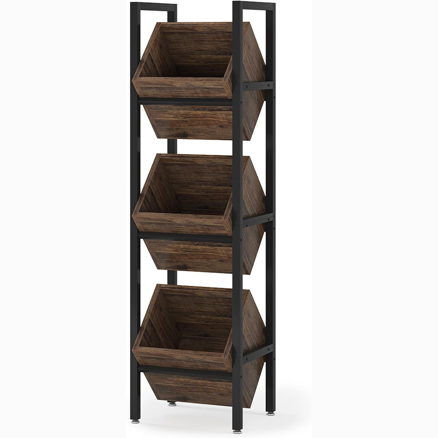 Tribesigns 3 Tier Freestanding Wine Rack - Thumbnail 4