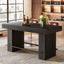 62.2" Bar Table, Industrial Counter Height Pub Dining Table