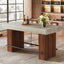 62.2" Bar Table, Industrial Counter Height Pub Dining Table