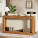 63" Console Table, Farmhouse Entryway Table Sofa Table with Storage Tribesigns