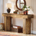 63" Console Table, Farmhouse Sofa Table Hallway Table Tribesigns