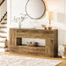 63" Console Table, Farmhouse Sofa Table Long Entrance Foyer Table Tribesigns