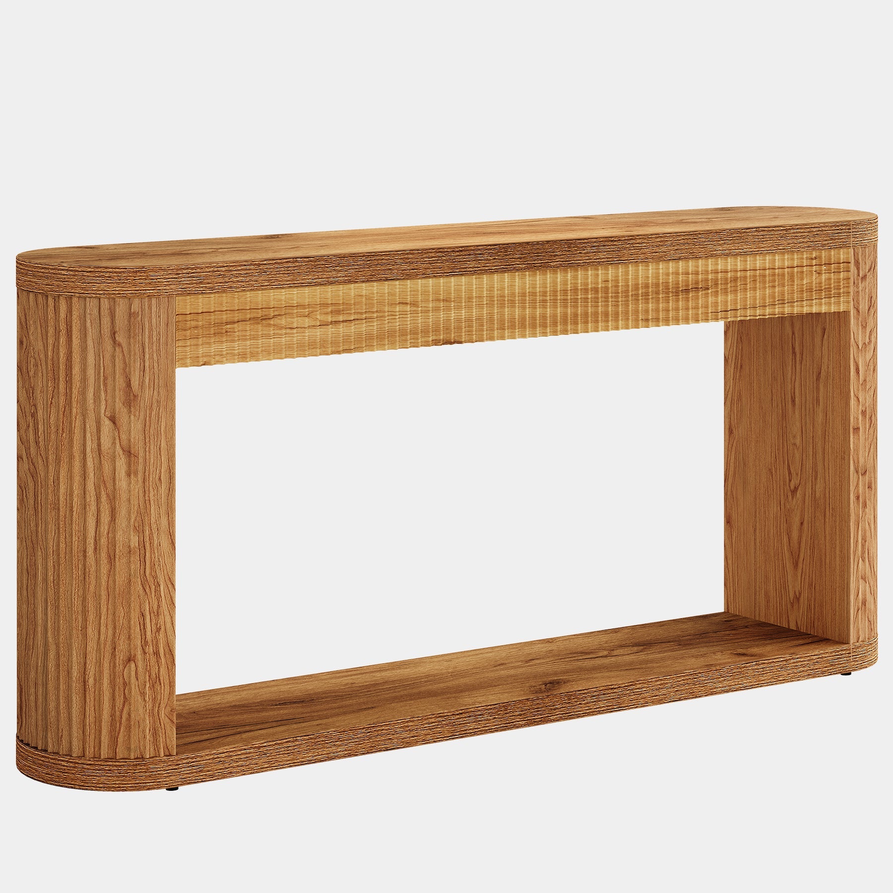 63" Console Table, Fluted Sofa Table Entryway Foyer Table - Thumbnail 4