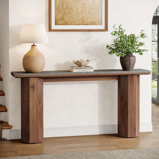 63" Console Table, Modern Entryway Table Foyer Hallway Table Tribesigns