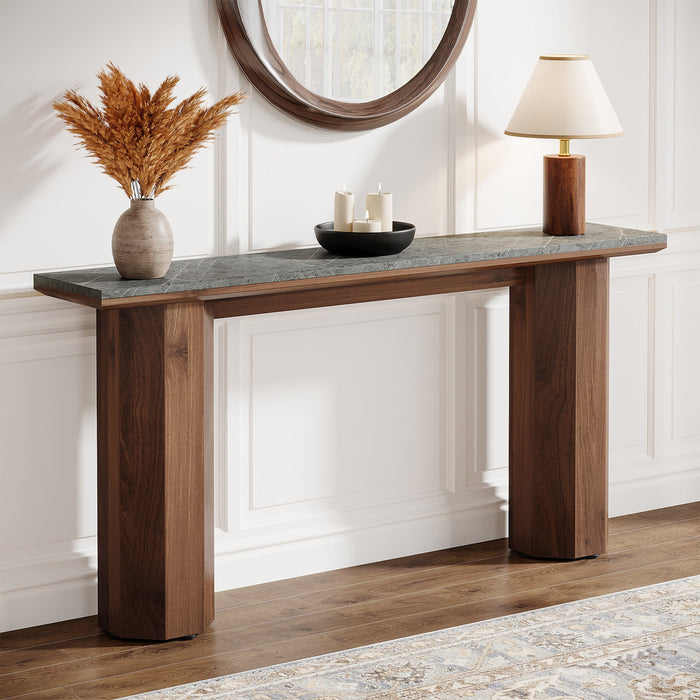 63" Console Table, Modern Entryway Table Foyer Hallway Table Tribesigns