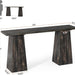 63" Console Table, Wood Narrow Sofa Hallway Table Tribesigns