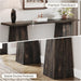 63" Console Table, Wood Narrow Sofa Hallway Table Tribesigns