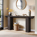 63" Console Table, Wooden Sofa Table Long Entryway Table Tribesigns