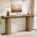 63" Console Table, Wooden Sofa Table Long Entryway Table Tribesigns