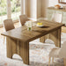 63" Dining Table, Framhouse Kitchen DInner Table For 6 people Tribesigns