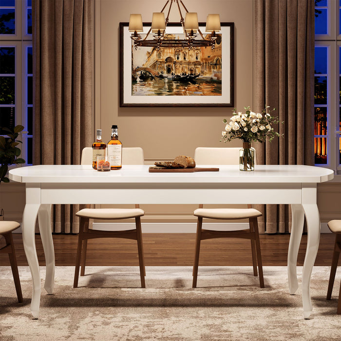 63" Dining Table, Modern Kitchen Table Dinner Table for 4 - 6 Tribesigns