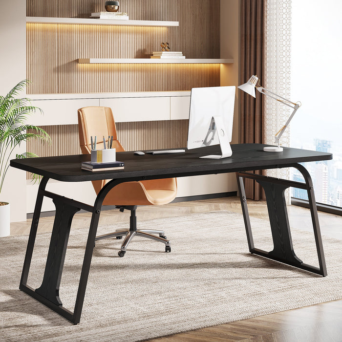 63" Executive Desk, Modern Computer Office Desk Writing Table Tribesigns