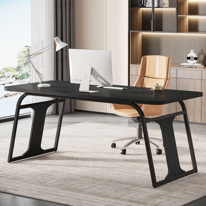 63" Executive Desk, Modern Computer Office Desk Writing Table Tribesigns