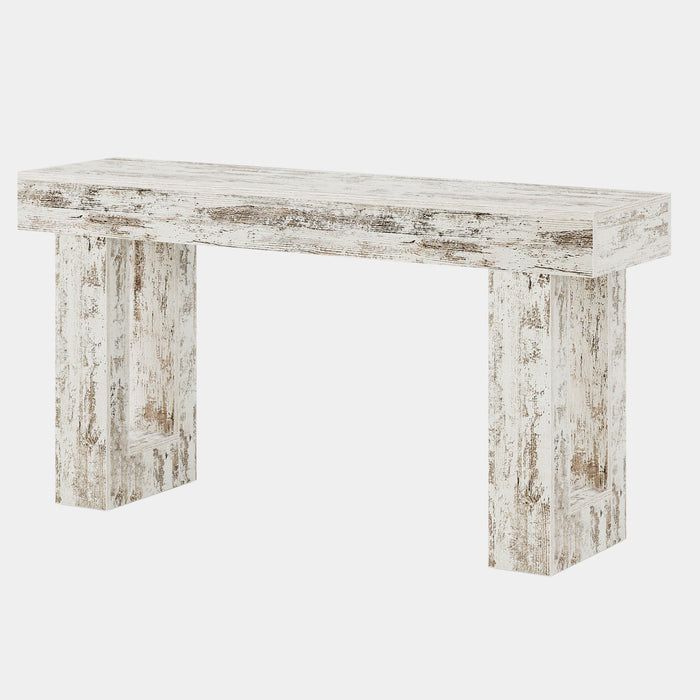 63 - Inch Console Table, Farmhouse Wooden Sofa Table Entryway Table Tribesigns