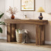 63 - Inch Console Table, Farmhouse Wooden Sofa Table Entryway Table Tribesigns