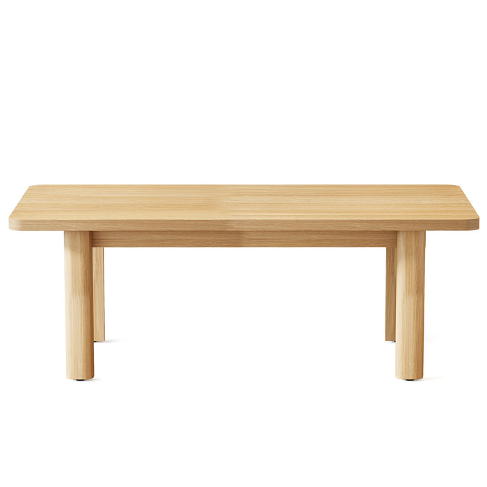 63 - Inch Dining Table, Wood Farmhouse Kitchen Table for 4 - 6 Tribesigns