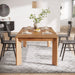 63-inch Dining Table, Wooden Farmhouse Kitchen Table for 4-6 Tribesigns