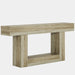 63" Wood Console Table, Farmhouse 2 - Tier Sofa Table Entryway Table Tribesigns