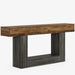 63" Wood Console Table, Farmhouse 2 - Tier Sofa Table Entryway Table Tribesigns