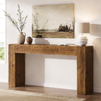 63" Wood Console Table For Entryway