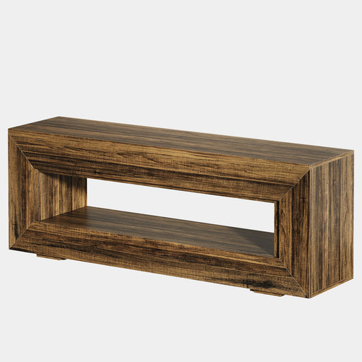 63" Wooden Tv Stand, Farmhouse Entertainment Centers Console Table Tribesigns