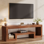 63" Center TV Stand, Vintage Entertainment Center Media Console Stand