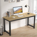 Modern Computer Desk, 63" Office Desk Study Writing Desk