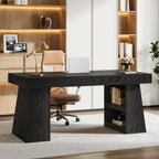 55" Executive Desk, Modern Computer Desk with Sturdy Base
