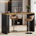 55" Bar Unit, Moedern Home Bar Table Coffee Table Tribesigns