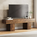 TV Stand for 55 Inch TV, Farmhouse Entertainment Center TV Console for Living Room