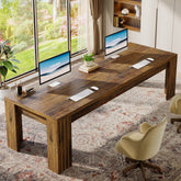 78.7" Two Person Desk, Large Double Computer Table Workstation for Home Office 3